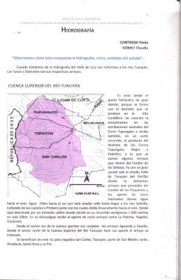 HIDROGRAFIA DEL VALLE DE UCO